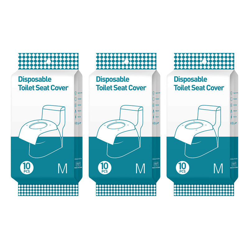🔥 Limited Time Half Price - No Peel Adhesive Disposable Toilet Cover