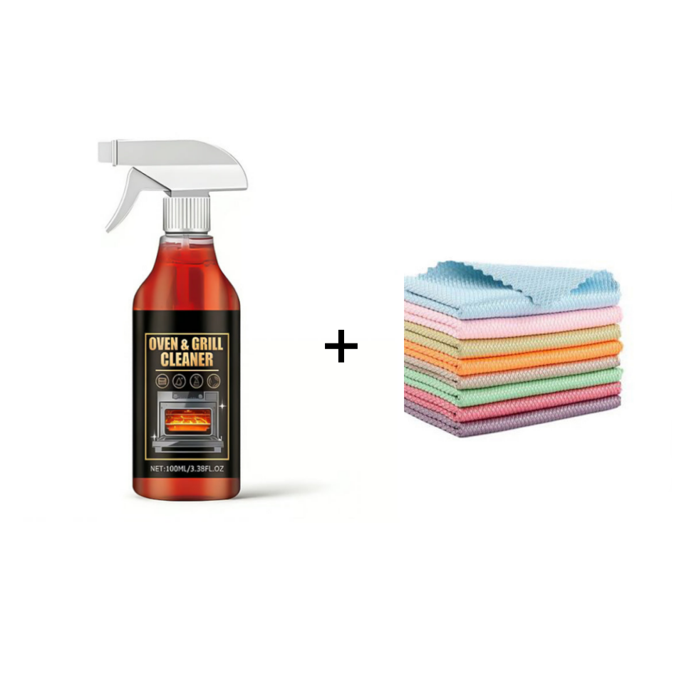 ๐งผ Powerful Oven & Grill Cleaning Spray: Effortlessly Remove Grease & Food Residues โ Without Hard Scrubbing!