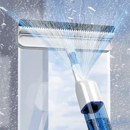 New 3-in-1 spray window cleaner, environmentally friendly and durable, microfiber scraper suction cup