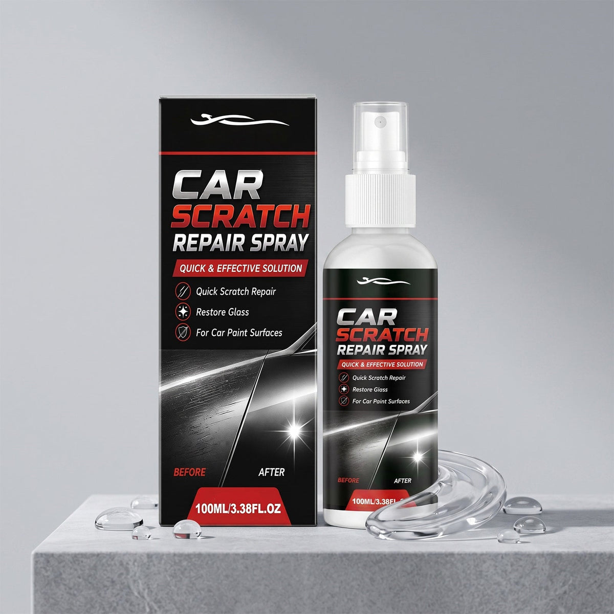 🥳2026 HOT SALE🥳💞50K+ SOLD!🚗✨  Universal Car Scratch Repair Spray – Erases light scratches, swirl marks & scuffs fast. No body shop needed – restore your car’s gloss in minutes! 🛡️💨