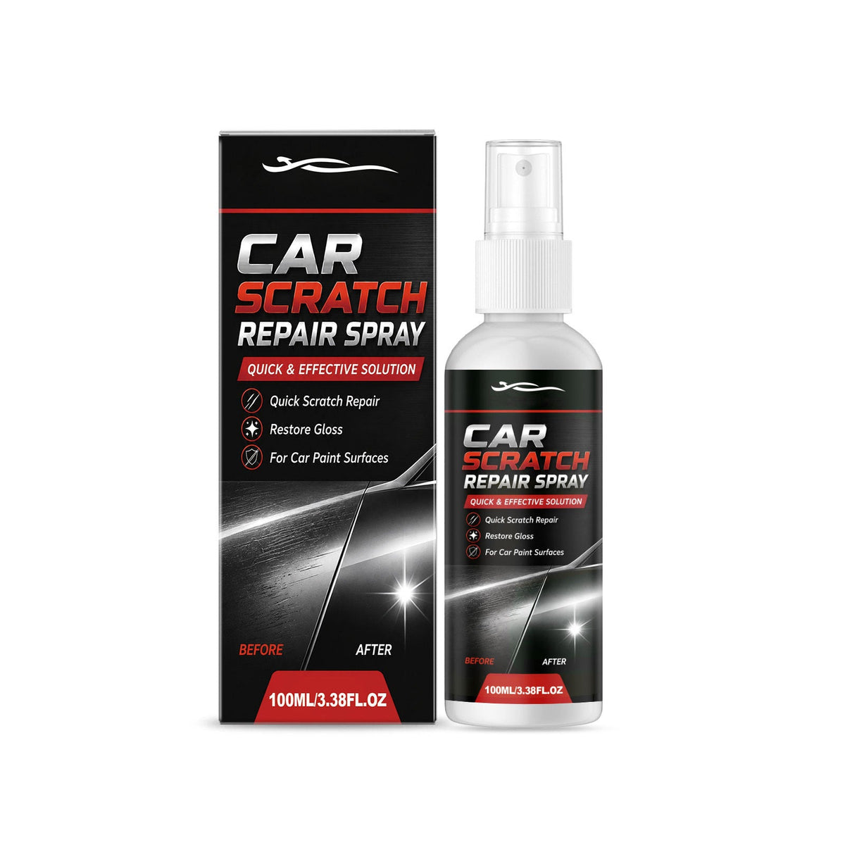 🥳2026 HOT SALE🥳💞50K+ SOLD!🚗✨  Universal Car Scratch Repair Spray – Erases light scratches, swirl marks & scuffs fast. No body shop needed – restore your car’s gloss in minutes! 🛡️💨