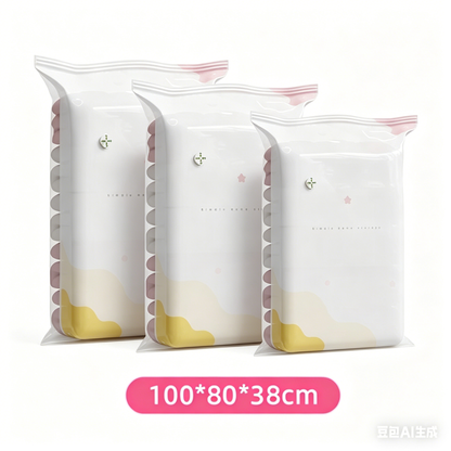 Press-to-Compress Storage Bags