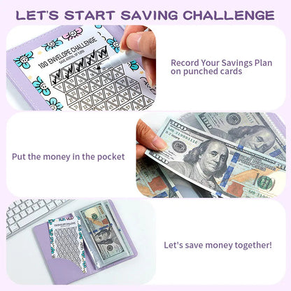 ⏰Final 4 Hours 70% OFF🎁100 Envelope Savings Challenge Book✉️💸