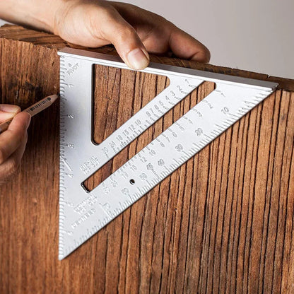 Carpenter's Speed Square Set— Cut Flawlessly Every Time and Own Your Projects with Confidence