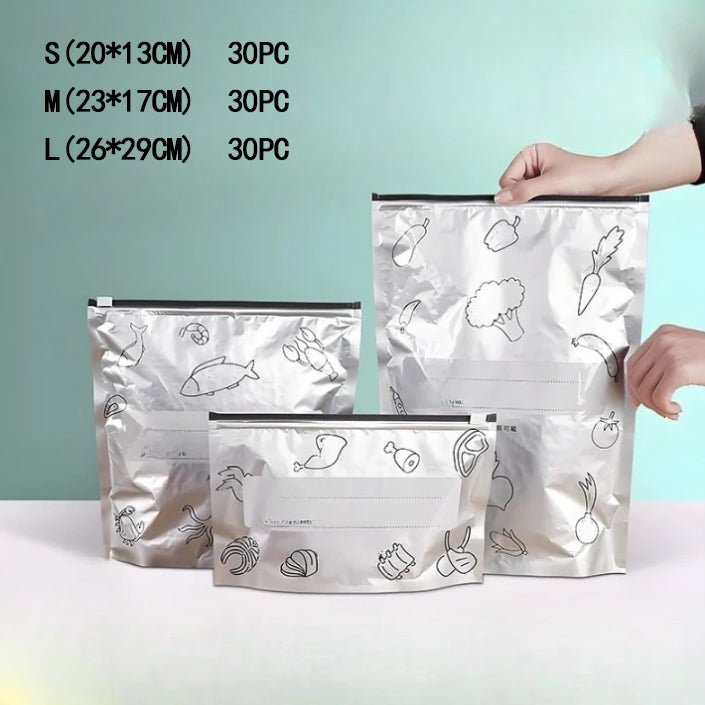 Reusable Aluminum Foil Sealable Storage Bags