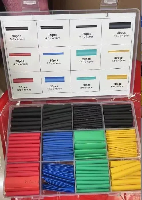 📢 LAST DAY! 60% OFF NOW! 🔥 Heat Shrink Tubing Kit – 580 PCS with Case, 3:1 Ratio & Waterproof Sealing 🛠️📦