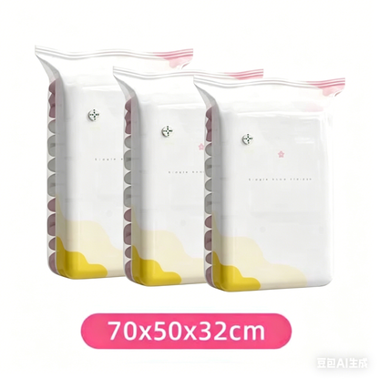 Press-to-Compress Storage Bags