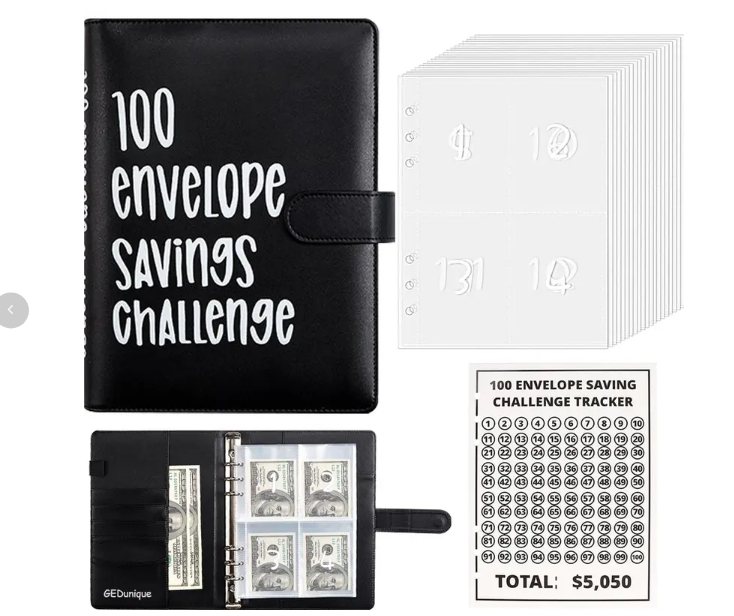 ⏰Final 4 Hours 70% OFF🎁100 Envelope Savings Challenge Book✉️💸