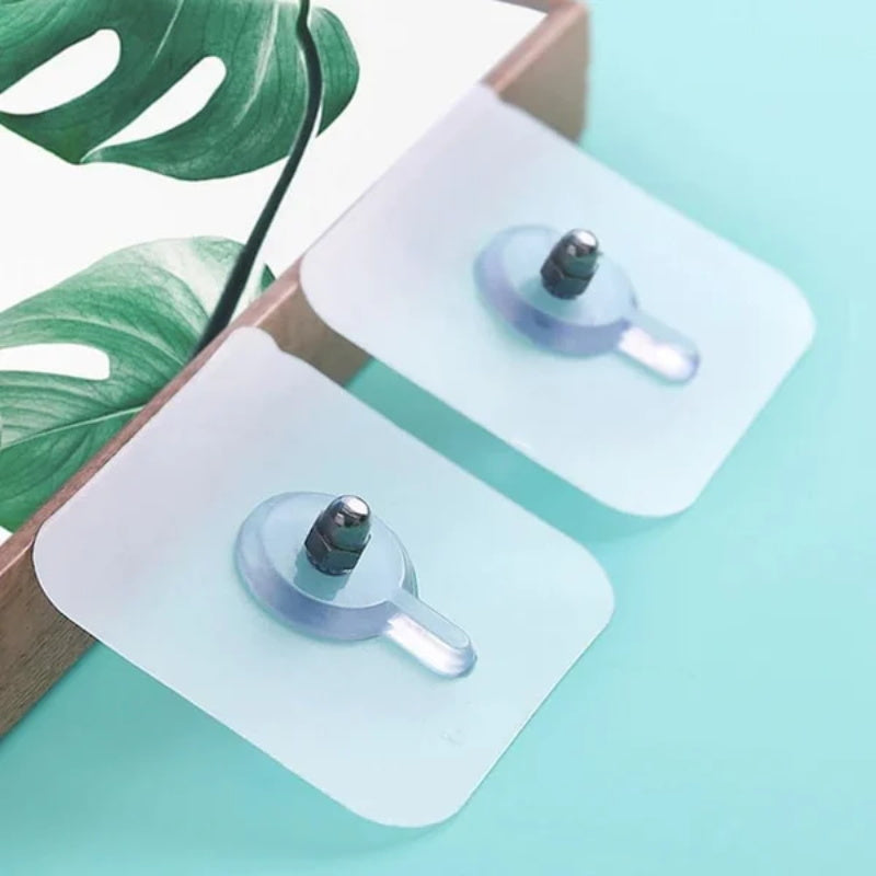 ✨Shock and Screw-free Self-adhesive Hook for Versatile Use(10PCS)