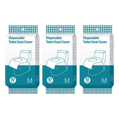 🔥 Limited Time Half Price - No Peel Adhesive Disposable Toilet Cover