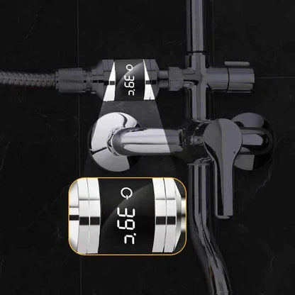 🔥Christmas Limited-Time Offer: 50% OFF!!!🔥🌡️ SHOWER THERMOMETER - LCD Display with Backlight, Easy Installation Without Tools, IPX7 Waterproof, Perfect for Modern Bathroom 🛁✨