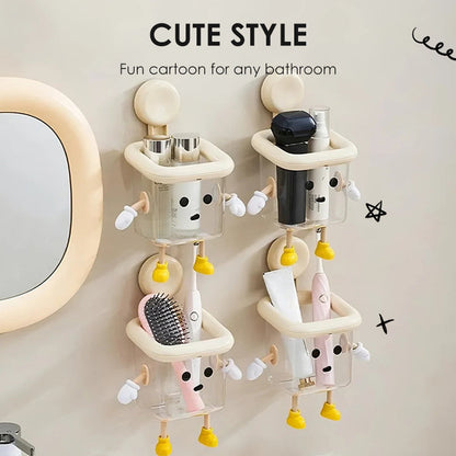 Bathroom Suction Cup Storage Box