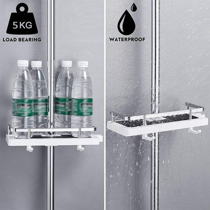 🎅Christmas Sale 50% OFF!!🎁Bathroom Pole Shower Storage Rack Holder🔥