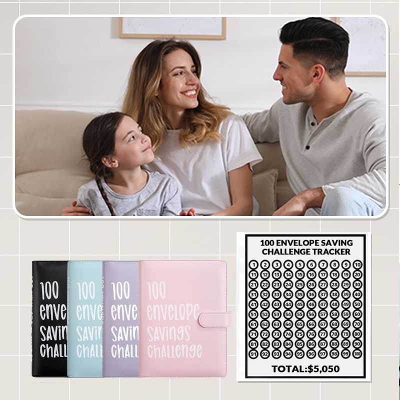 ⏰Final 4 Hours 70% OFF🎁100 Envelope Savings Challenge Book✉️💸