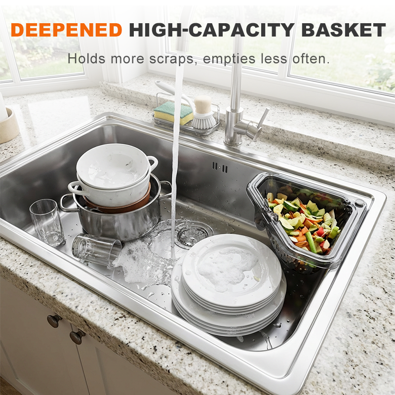Triangular Magnetic Drain Basket