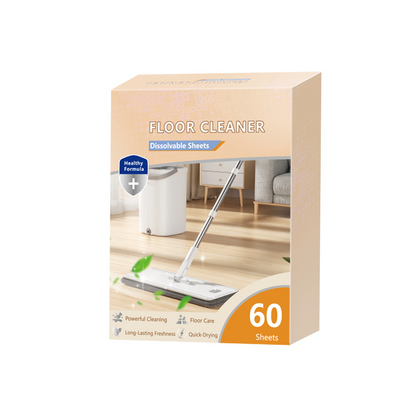 Dissolvable Floor Cleaner Sheets