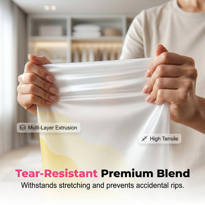 Press-to-Compress Storage Bags