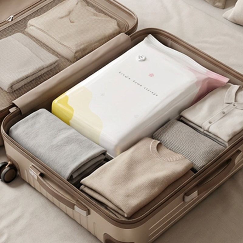 Press-to-Compress Storage Bags