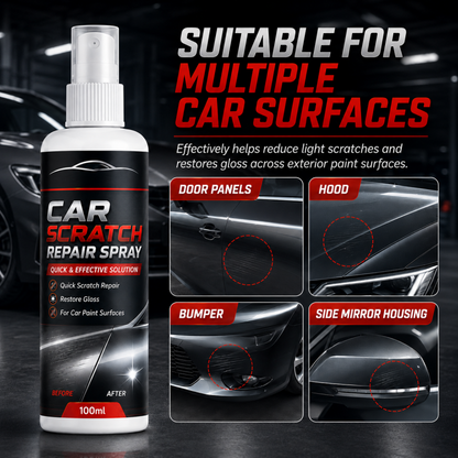 🥳2026 HOT SALE🥳💞50K+ SOLD!🚗✨  Universal Car Scratch Repair Spray – Erases light scratches, swirl marks & scuffs fast. No body shop needed – restore your car’s gloss in minutes! 🛡️💨